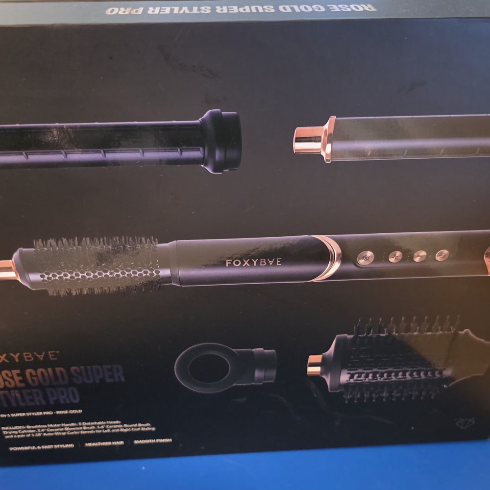 Black and Rose Gold Hair Styler Pro